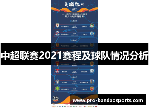中超联赛2021赛程及球队情况分析